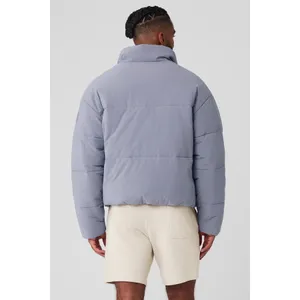 Alo Yoga Stretch Woven Street Puffer Fog M thumbnail 2