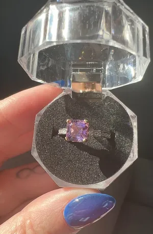 Amethyst Ring Sterling Silver 925 thumbnail 4