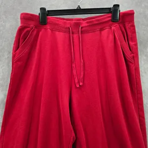 Kim Rogers Red Cropped Wide Capri Bottoms Pants Large‎ thumbnail 3