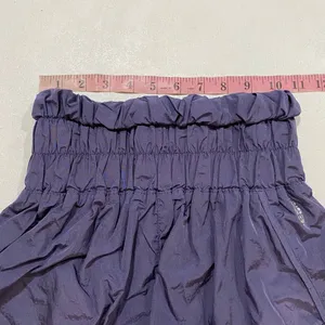 Free People FP Movement Purple Smocked Running Shorts XS High Rise Athletic thumbnail 5