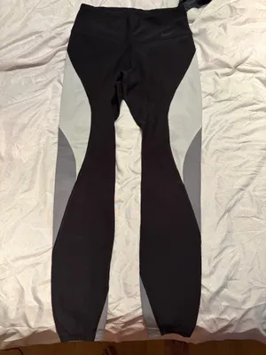 Nike gray black and white leggings thumbnail 3