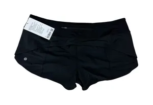Lululemon Speed Up Short 2.5" Low-Rise Black Size 14 Running Liner NWT thumbnail 1