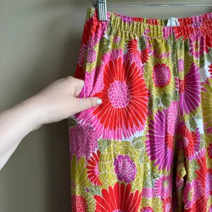 Bed Head PJs + Trina Turk pink yellow floral pajama set women's S organic cotton thumbnail 9
