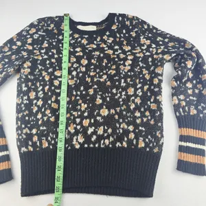 Saltwater Luxe Womens Sweater Animal Print Crew Neck Long Sleeve Knit‎ Small thumbnail 6