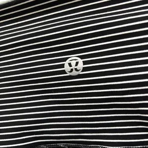 Lululemon wunder under black white stripe high rise full length leggings thumbnail 4