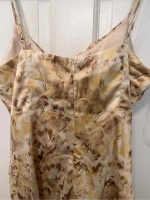 Hello Molly Satin Cowl Neck Mini Dress Abstract Print NWT Size Medium US 6 AU 10 thumbnail 6