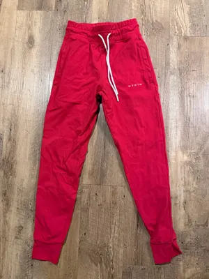 NVGTN Joggers  Ruby Red Women’s Drawstring Tapered High Rise Small thumbnail 3