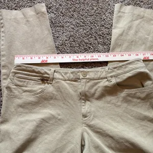 Lauren Ralph Lauren Women's Khaki Stretch Jeans Size 12 thumbnail 4