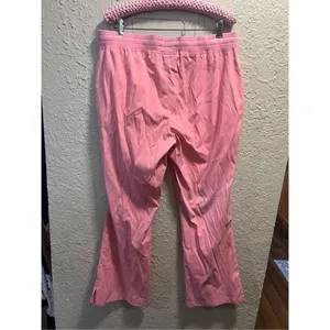 Nu Dimension Stretch Pink Scrub Pants Woman’s Size Large FLAWED-MARKS-STAINS thumbnail 10