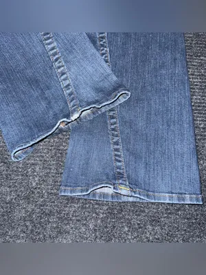 RARE Vintage True Religion Low Rise Twisted Flare Jeans 26 x 33 Flap Pockets y2k thumbnail 8
