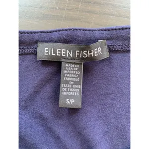 Eileen Fisher Dress Women’s Small Long‎ Sleeve Midi Blue T Shirt Casual Stretch thumbnail 5