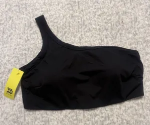 All in Motion Womens Black One Shoulder Sports Bra‎ Top Size 3X Moisture Wicking thumbnail 1