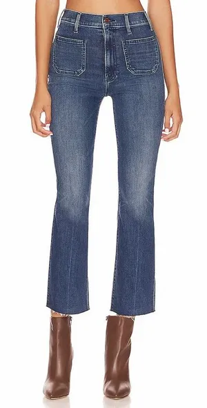 Mother Hustler Patch Pocket Ankle Fray in Out For The Evening Womens Size 28 thumbnail 1