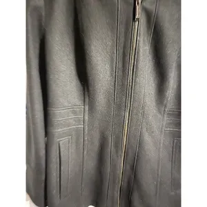 London Fog Women’s Wool‎ Full Zip Hooded Black Jacket Size Medium thumbnail 6