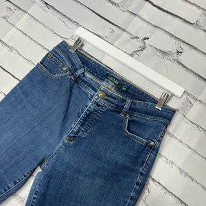Lauren Ralph Lauren Straight Jeans 10 Stretch Mid‑Rise Ankle Streetwear Denim thumbnail 7