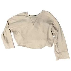 Free People FP Beach Women’s Size XS Tan Nude Tie Front Open Back Shirt Top thumbnail 2
