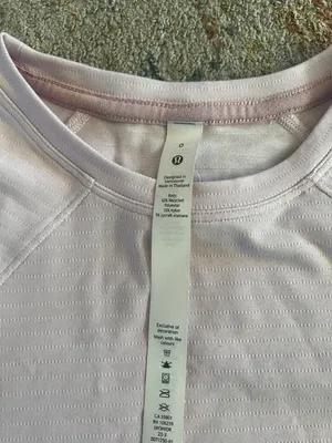 Lululemon Light Pink Long Sleeve Top thumbnail 2