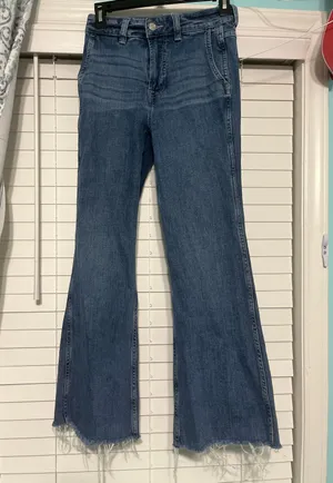 J. Crew Wide Leg Jeans thumbnail 1