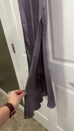 Free People Intimately Free Lavender Midi Slip Skirt thumbnail 3