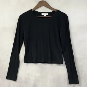 Hippie Rose Pointelle Knit Top Women Medium Stretch‎ Indie Sleaze Grunge Goth thumbnail 14