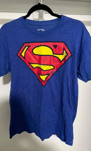 Super Man T Shirt Size M thumbnail 1