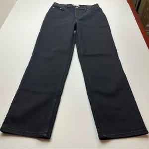 Abercrombie & Fitch 90s Straight Ultra High Rise 29 / 8 Regular Black Denim Jean thumbnail 1
