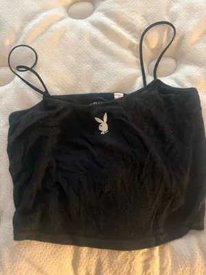 Playboy Bunny Tank Cropped thumbnail 2
