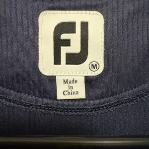 FootJoy Navy Sleeveless Golf Polo‎ Shirt Size Medium thumbnail 3