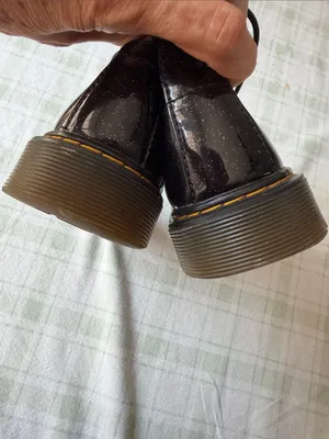 Dr. Martens Black Sparkle Patent Lace-Up Boots thumbnail 6