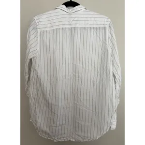 Aritzia Babaton Utility Button Up Relaxed Drapey Twill Shirt Striped Women's Sm thumbnail 2