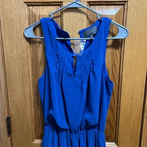 Sunday in‎ Brooklyn Mamie woven jumpsuit in cobalt blue size XS thumbnail 2