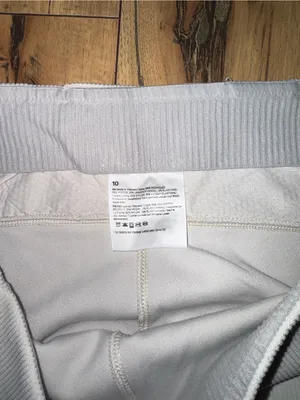 Cream ribbed Lululemon pants thumbnail 5
