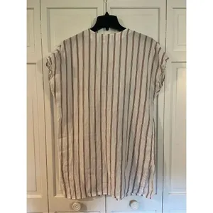 Viola Borghi made in Italy striped lace up tunic coverup thumbnail 8