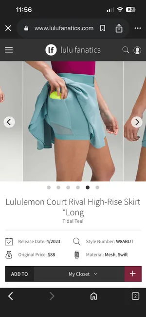 lululemon skirt  thumbnail 5