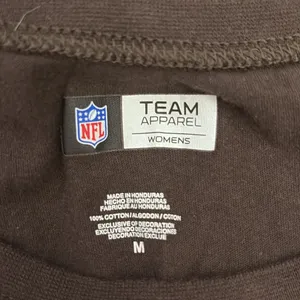 NFL Team Apparel Brown & White Cleveland Browns Football Women's Tee Size Medium thumbnail 5