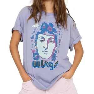 DAYDREAMER Wings / Paul McCartney Tee in Black, Size XS New without Tag thumbnail 3