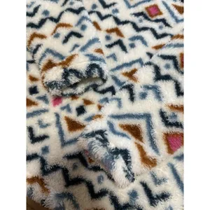 Eddie Bauer‎ 1/4 Zip Fleece Jacket Women Size Medium Aztec Country Preppy Fluffy thumbnail 6