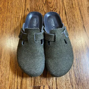 Geox Respira Wool Felt Buckle Clogs Size 41 thumbnail 5