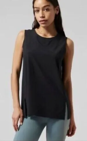 NWT Athleta Zephyr refined‎ tank black sz XS thumbnail 1