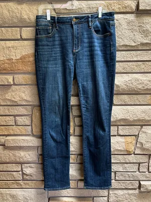 Sundance Driftwood Audrey Straight Leg Jeans Dark Denim Size 30 thumbnail 2