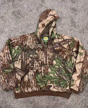 Cabelas Dry Plus Outdoor Gear Camo Half Zip XL thumbnail 1