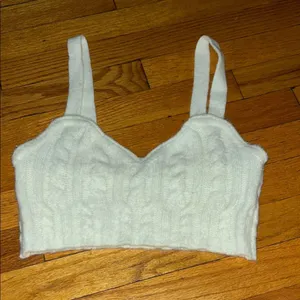 Free People Cable Knit Crop Top thumbnail 2