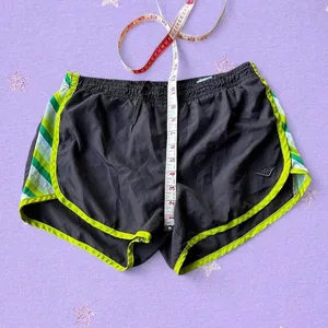 Pony Grey + green running shorts Gray thumbnail 6