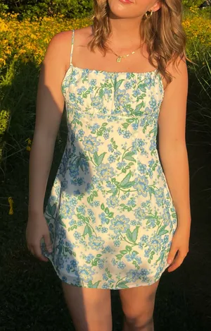 Beginning Boutique Mini Dress Floral thumbnail 1