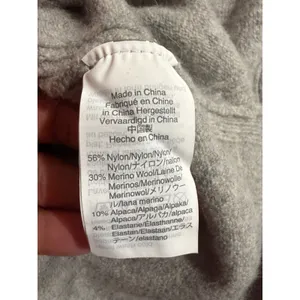 J.Crew‎ Womens Heather Gray Merino Alpaca Blend Turtleneck Sweater Dress thumbnail 7