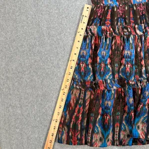 Lilis Closet Anthropologie Sibylline Mini Dress Women's X-Small Sheer Tiered thumbnail 6