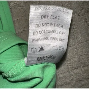 Pink Lily Mint Green Round Neck Casual Cotton Dress Cap‎ Sleeve Size S Tie Waist thumbnail 4