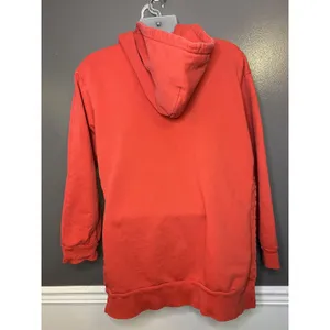 FP Movement Hoodie Tunic Womens M/L Orange Terry Side Slit Kangaroo Pocket thumbnail 6