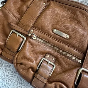 Michael Kors Brown Leather Satchel thumbnail 3