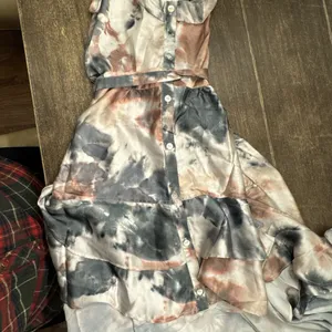 SUKISO WOMEN'S JULIET HIGH TO LOW‎ DRESS EARTH TIE-DYE Size Small Sundress thumbnail 8